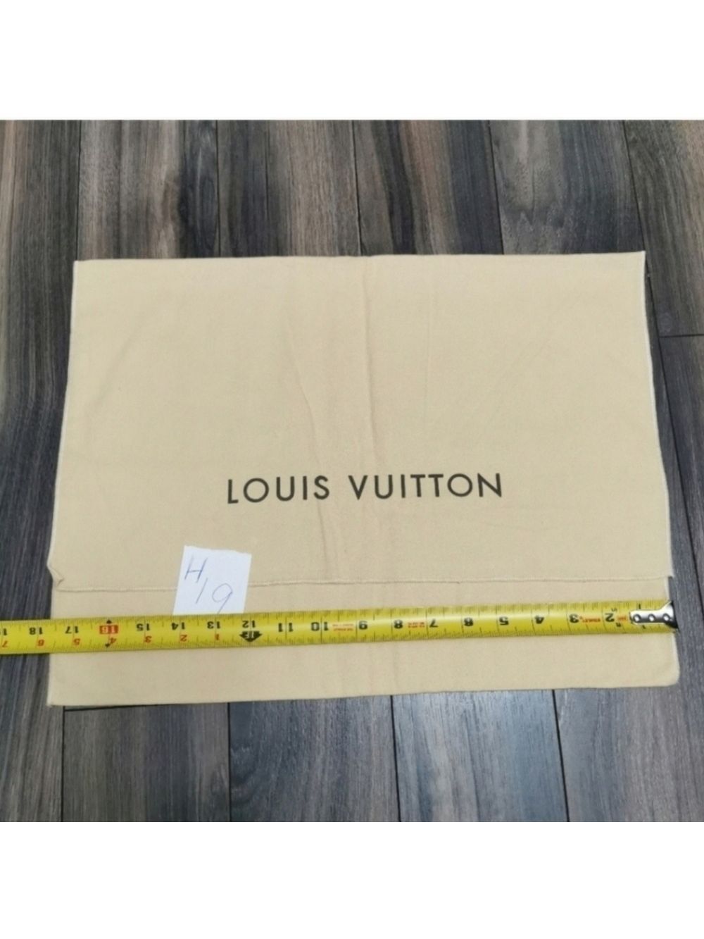 Authentic LOUIS VUITTON  Monogram dustbag cover